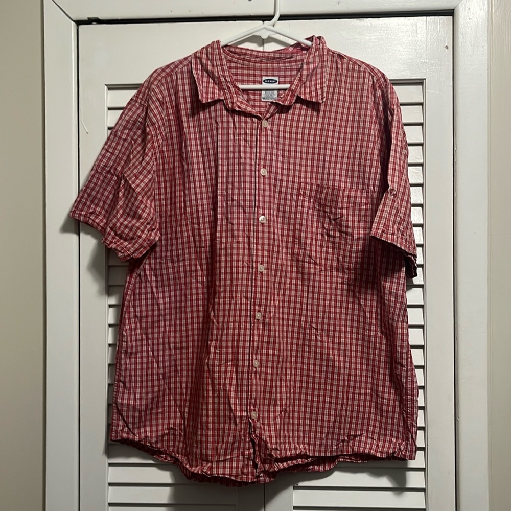 Old Navy Y2K old school cotton button down XXL